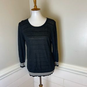 Willi Smith Open Knit Sweater M FREE SHIP